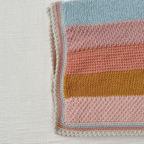 Striped Crochet Blanket Kids Blankets and Throws