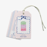 Personalized Macaron Stack Gift Tags Holiday Gift Tags
