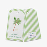 Personalized Palm Tree Gift Tags (Set of 24) Holiday Gift Tags