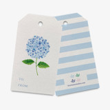 Blue Hydrangea Gift Tags (Set of 8) Holiday Gift Tags
